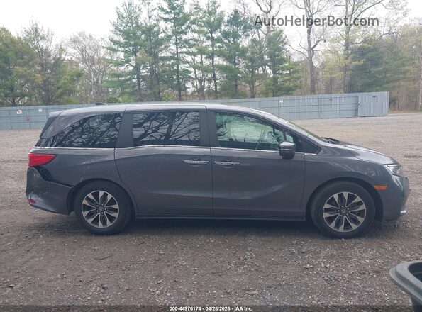 5FNRL6H63RB075848 2024 HONDA ODYSSEY Gray Rear interior view