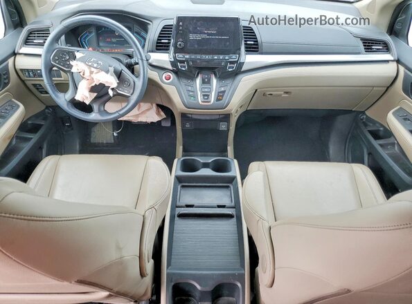 5FNRL6H64PB031127 2023 HONDA ODYSSEY White Dashboard view