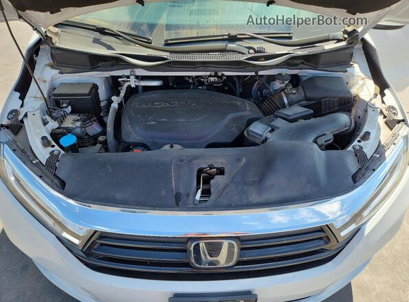 5FNRL6H65PB035915 2023 HONDA ODYSSEY White უკანა სალონის ხედი