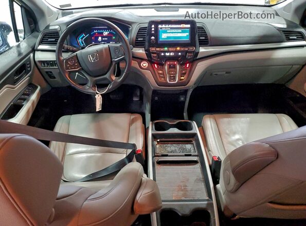 5FNRL6H67PB053218 2023 HONDA ODYSSEY Blue Widok deski rozdzielczej