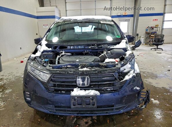 5FNRL6H67PB053218 2023 HONDA ODYSSEY Blue Widok z przodu