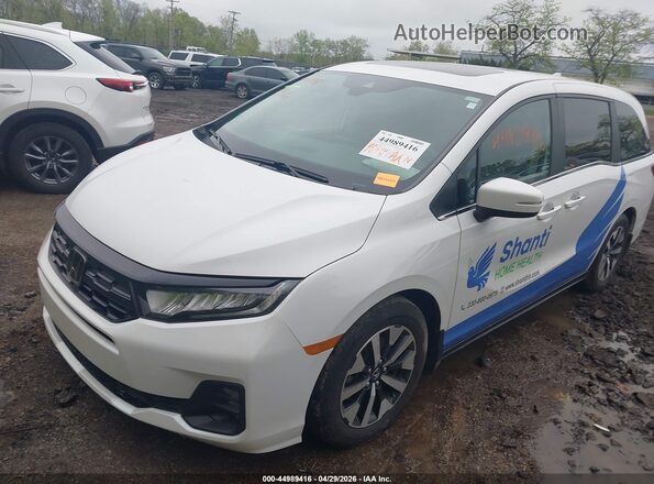 5FNRL6H67SB001175 2025 HONDA ODYSSEY White Vista tres cuartos delantera izquierda
