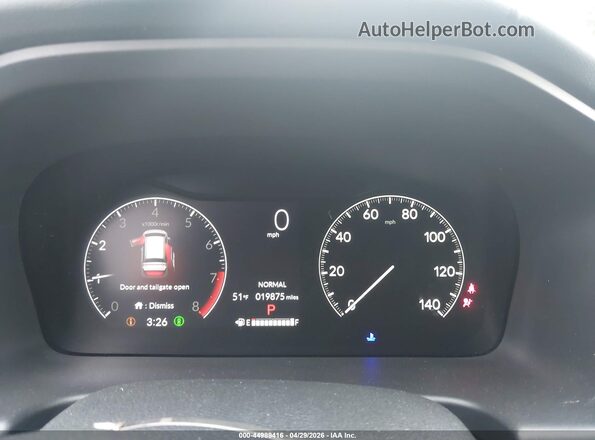 5FNRL6H67SB001175 2025 HONDA ODYSSEY White Vista de los asientos traseros