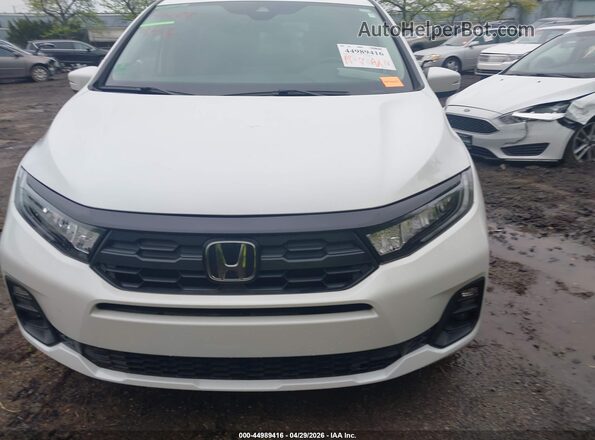5FNRL6H67SB001175 2025 HONDA ODYSSEY White Vista del cuadro de instrumentos
