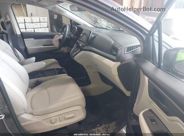 5FNRL6H68TB014146 2026 HONDA ODYSSEY Gray წინა სალონის ხედი