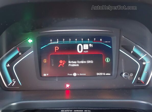 5FNRL6H6XPB073205 2023 HONDA ODYSSEY White Հետևի նստատեղերի տեսք