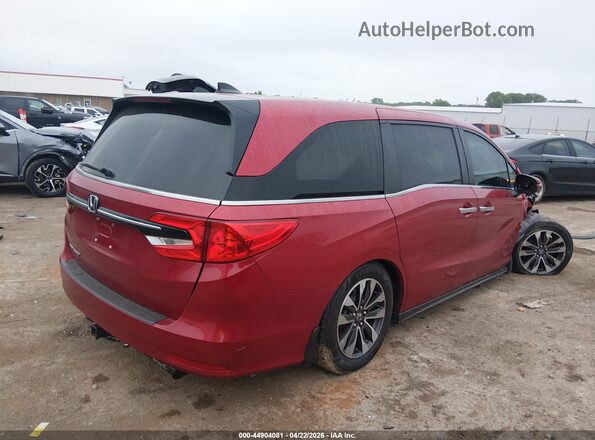 5FNRL6H6XRB065527 2024 HONDA ODYSSEY Red Задня права чверть