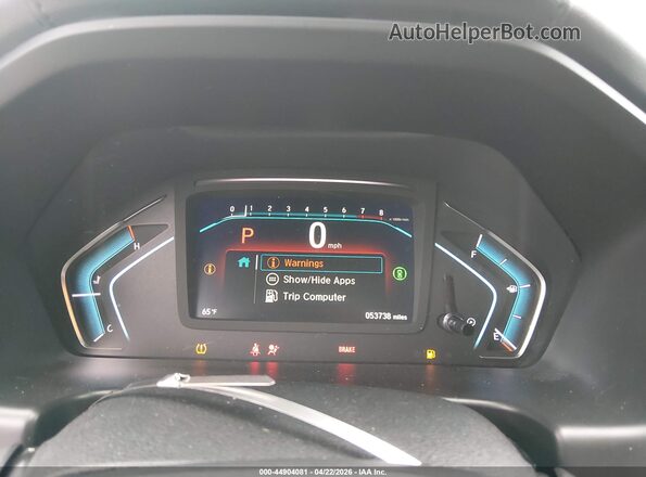 5FNRL6H6XRB065527 2024 HONDA ODYSSEY Red Вид задніх сидінь