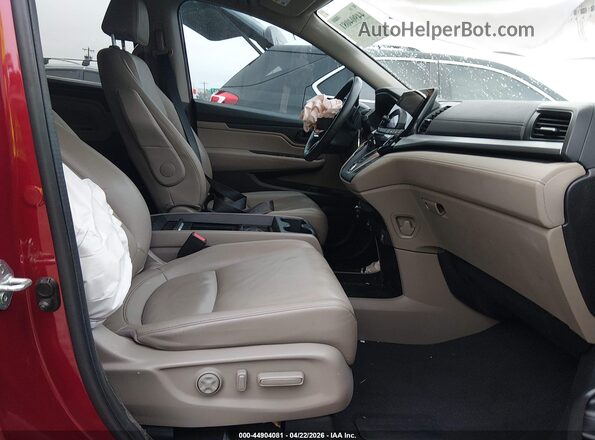 5FNRL6H6XRB065527 2024 HONDA ODYSSEY Red Вид салону спереду