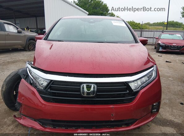 5FNRL6H6XRB065527 2024 HONDA ODYSSEY Red Вид задньої частини салону