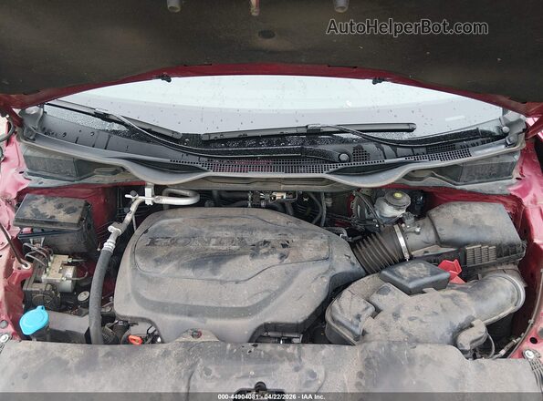 5FNRL6H6XRB065527 2024 HONDA ODYSSEY Red Вид ззаду