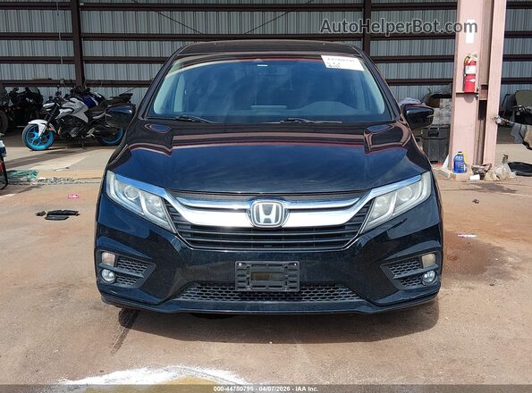5FNRL6H70JB054856 2018 HONDA ODYSSEY Черный Вид задней части салона