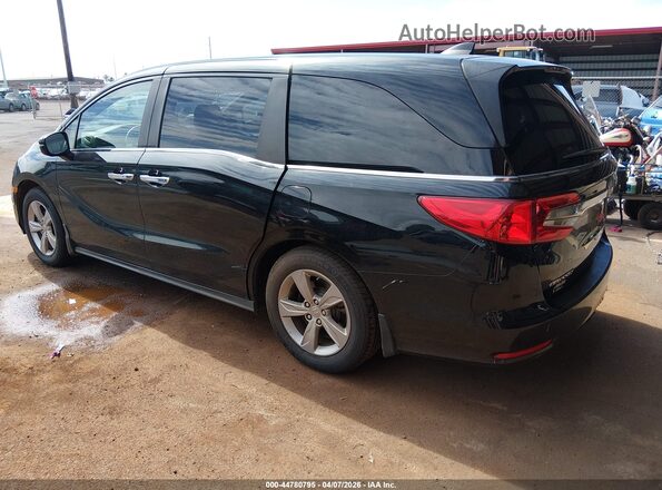 5FNRL6H70JB054856 2018 HONDA ODYSSEY Черный Задняя левая четверть