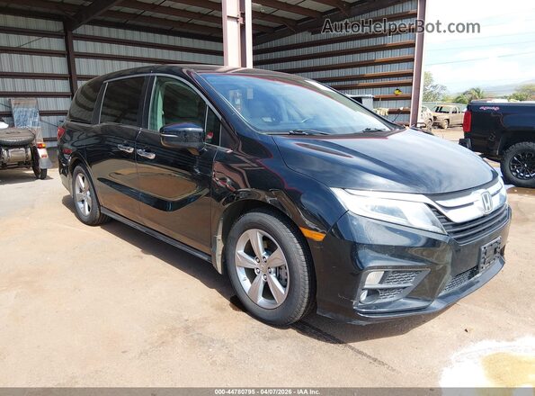 5FNRL6H70JB054856 2018 HONDA ODYSSEY Черный Вид спереди