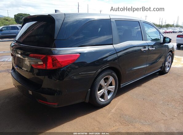 5FNRL6H70JB054856 2018 HONDA ODYSSEY Черный Задняя правая четверть