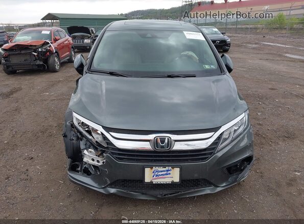 5FNRL6H70KB058813 2019 HONDA ODYSSEY Gray Սարքավորումների վահանակի տեսք