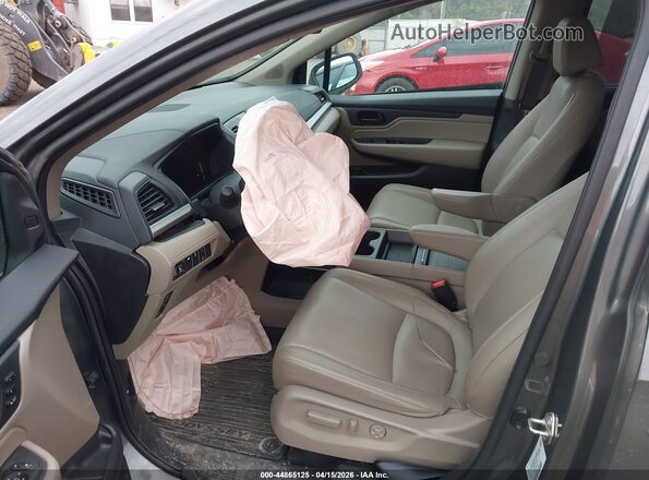 5FNRL6H70KB058813 2019 HONDA ODYSSEY Gray Սալոնի դիմացի տեսք