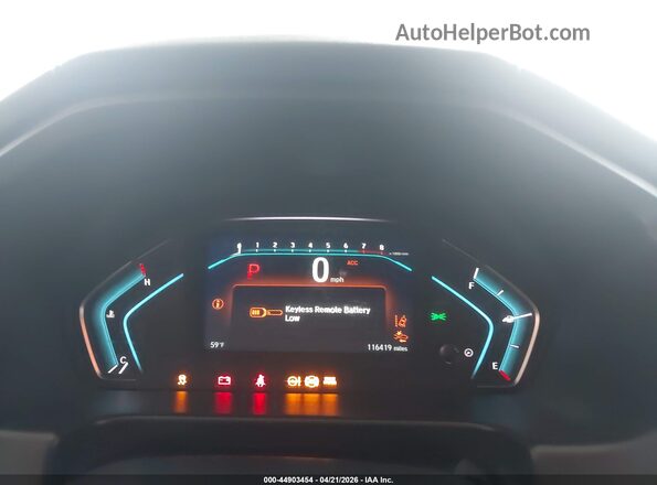 5FNRL6H71JB074243 2018 HONDA ODYSSEY Gray Widok tylnych siedzeń