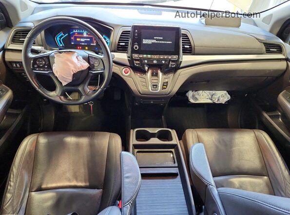 5FNRL6H72KB097435 2019 HONDA ODYSSEY White Dashboard view
