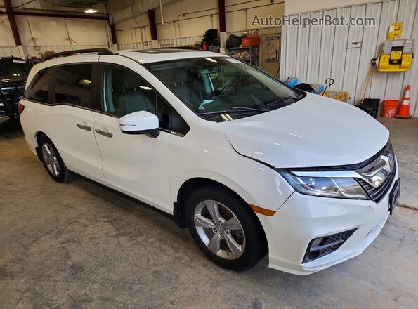 5FNRL6H72KB097435 2019 HONDA ODYSSEY White Front right