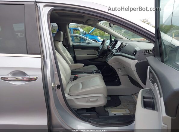 5FNRL6H72KB107316 2019 HONDA ODYSSEY Gray წინა სალონის ხედი