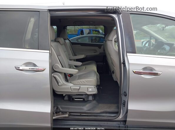 5FNRL6H72KB107316 2019 HONDA ODYSSEY Gray VIN კოდის სტიკერის ხედი