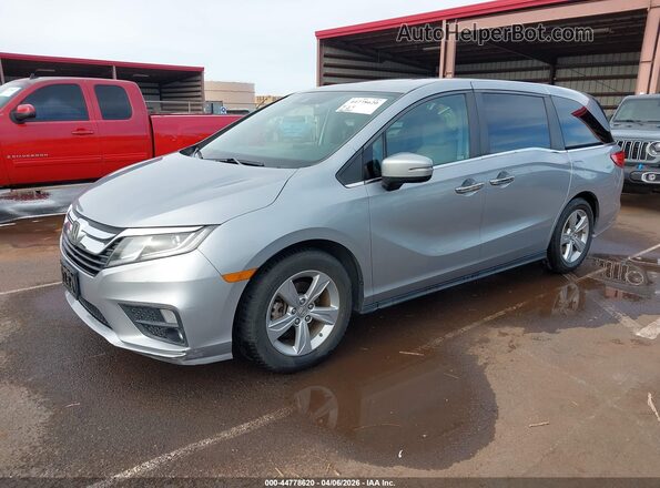 5FNRL6H72KB107316 2019 HONDA ODYSSEY Gray წინა მარცხენა ხედი სამი მეოთხედიდან