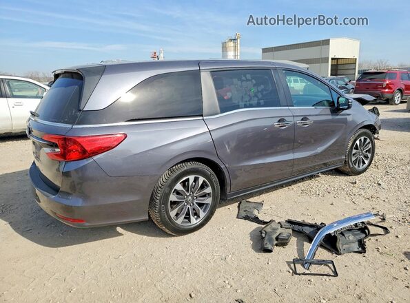 5FNRL6H72MB025654 2021 HONDA ODYSSEY Gray უკანა მარჯვენა