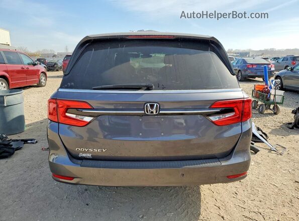 5FNRL6H72MB025654 2021 HONDA ODYSSEY Gray უკანა ხედი
