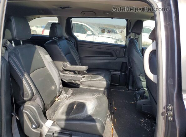 5FNRL6H72MB025654 2021 HONDA ODYSSEY Gray უკანა სალონის ხედი