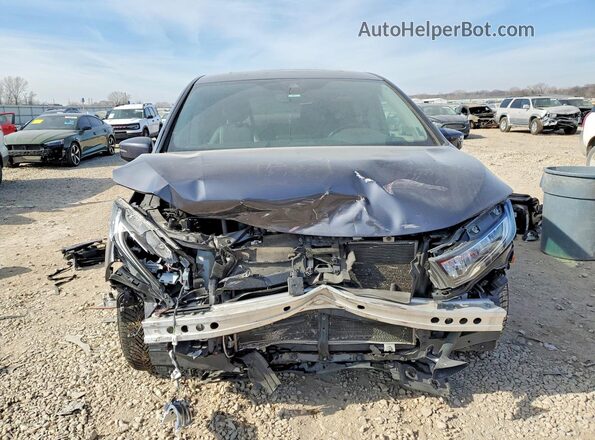 5FNRL6H72MB025654 2021 HONDA ODYSSEY Gray წინა ხედი