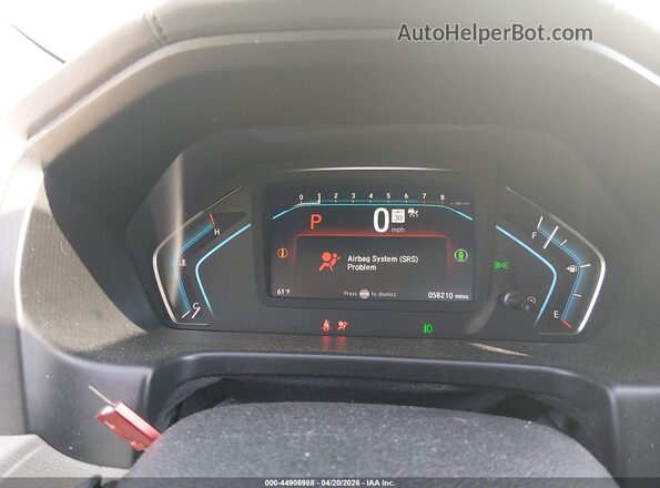 5FNRL6H72MB032314 2021 HONDA ODYSSEY Белый Вид задних сидений