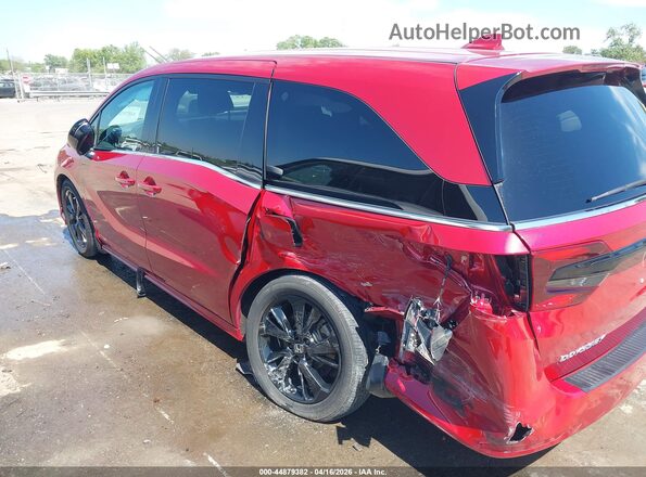 5FNRL6H72PB010141 2023 HONDA ODYSSEY Red 