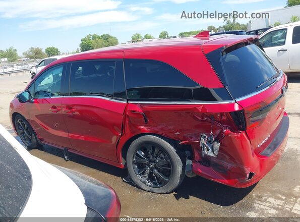 5FNRL6H72PB010141 2023 HONDA ODYSSEY Red 