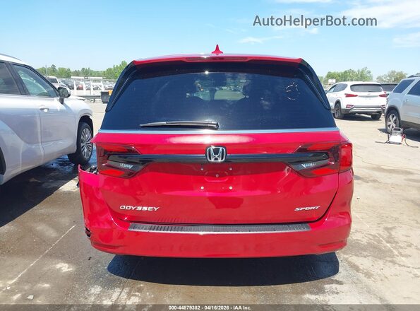 5FNRL6H72PB010141 2023 HONDA ODYSSEY Red 