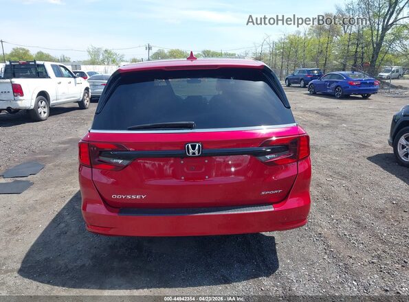 5FNRL6H72PB024900 2023 HONDA ODYSSEY Red 