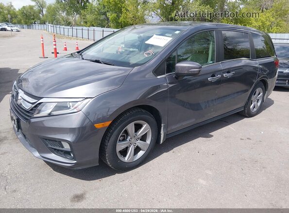 5FNRL6H73JB088192 2018 HONDA ODYSSEY Gray Front left