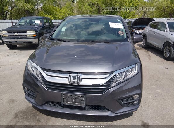 5FNRL6H73JB088192 2018 HONDA ODYSSEY Gray Instrument cluster view