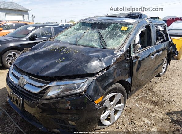 5FNRL6H74KB052870 2019 HONDA ODYSSEY Black Դիմացի տեսք