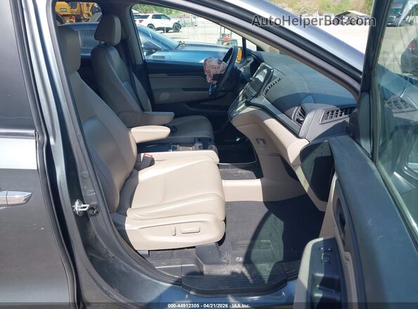 5FNRL6H74KB076182 2019 HONDA ODYSSEY Green Front interior view