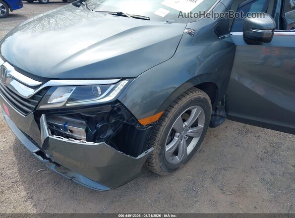 5FNRL6H74KB076182 2019 HONDA ODYSSEY Green Front view