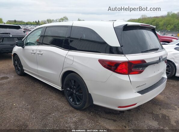 5FNRL6H74PB001828 2023 HONDA ODYSSEY White Задня ліва чверть