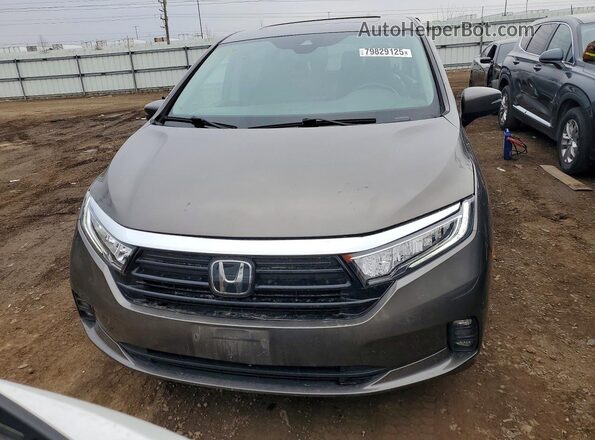 5FNRL6H75MB015023 2021 HONDA ODYSSEY Gray 