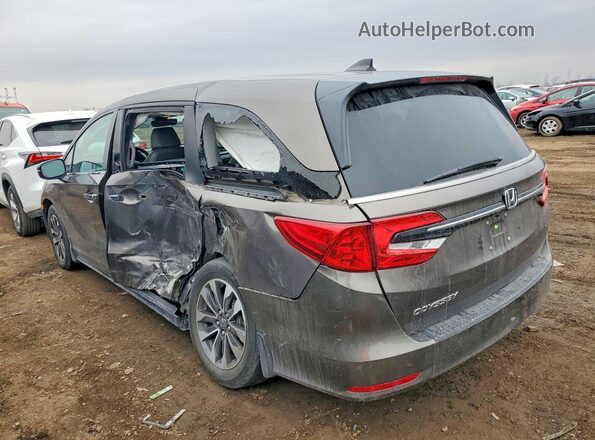 5FNRL6H75MB015023 2021 HONDA ODYSSEY Gray 