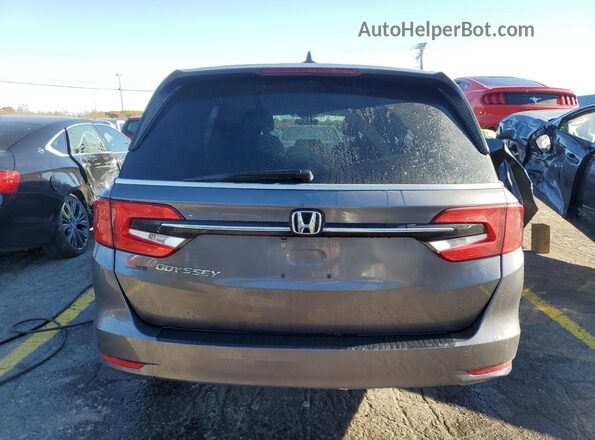 5FNRL6H75NB008736 2022 HONDA ODYSSEY Gray უკანა ხედი