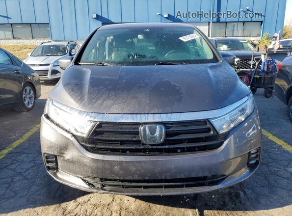 5FNRL6H75NB008736 2022 HONDA ODYSSEY Gray წინა ხედი
