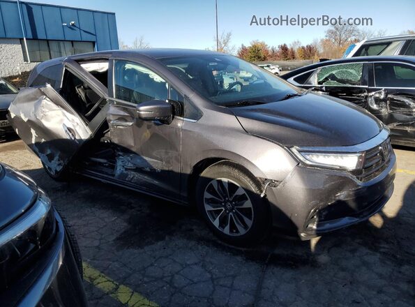 5FNRL6H75NB008736 2022 HONDA ODYSSEY Gray წინა მარჯვენა