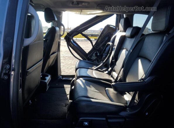 5FNRL6H75NB008736 2022 HONDA ODYSSEY Gray უკანა სალონის ხედი