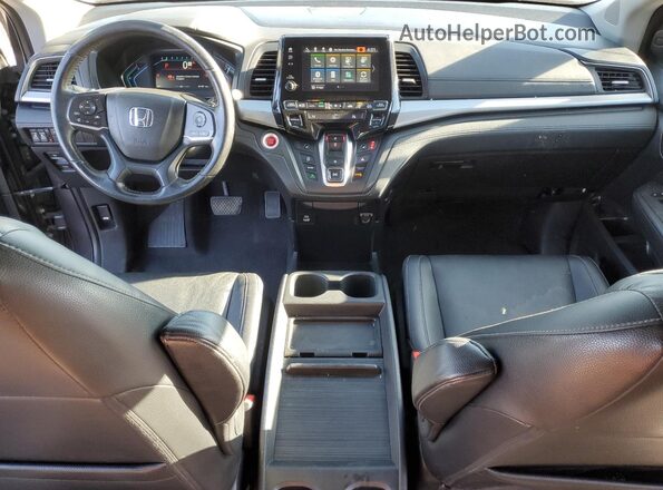 5FNRL6H75NB008736 2022 HONDA ODYSSEY Gray წინა პანელის ხედი