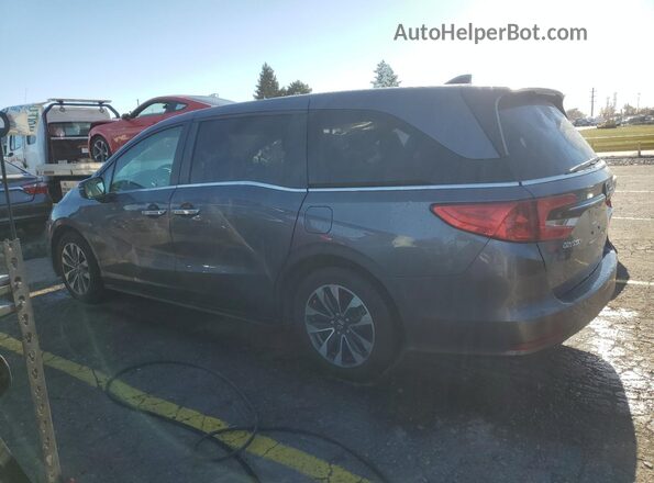 5FNRL6H75NB008736 2022 HONDA ODYSSEY Gray უკანა მარცხენა